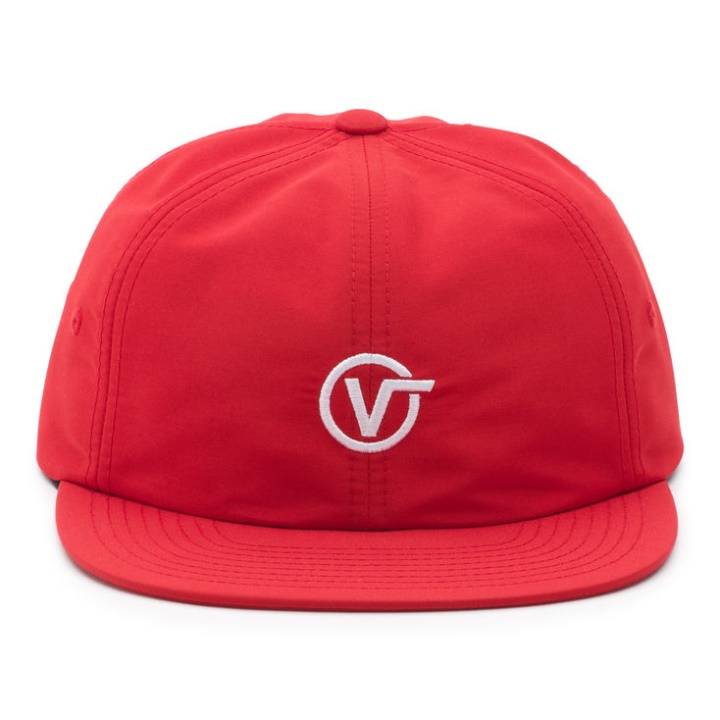 Vans Circle V Jockey Chapeau Course Rouge