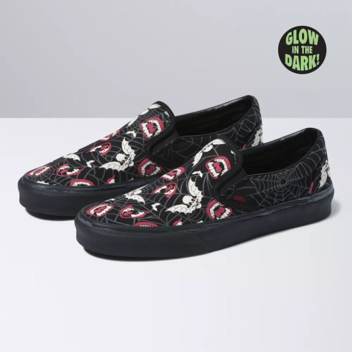 Vans Classic Slip-on Glow Frights Noir-noir