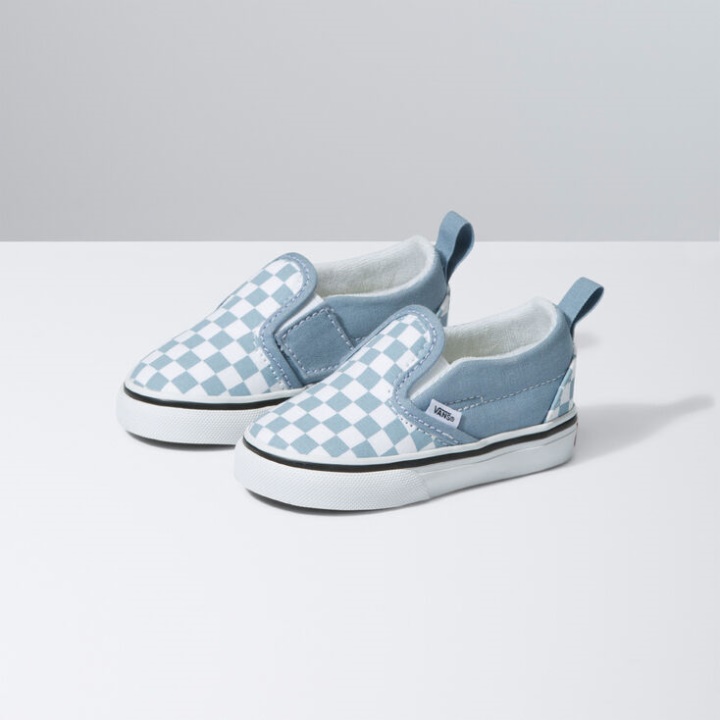 Vans Color Theory Bambin Slip-on V Ashley Bleu