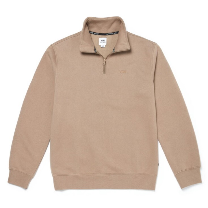 Vans Comfycush Boxy Quarter Zip Desert Taupe