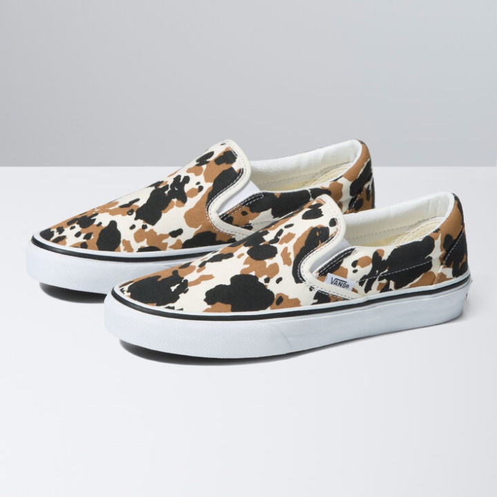 Vans Vache Multi Couleur Classique Slip-on Vache Multi Couleur