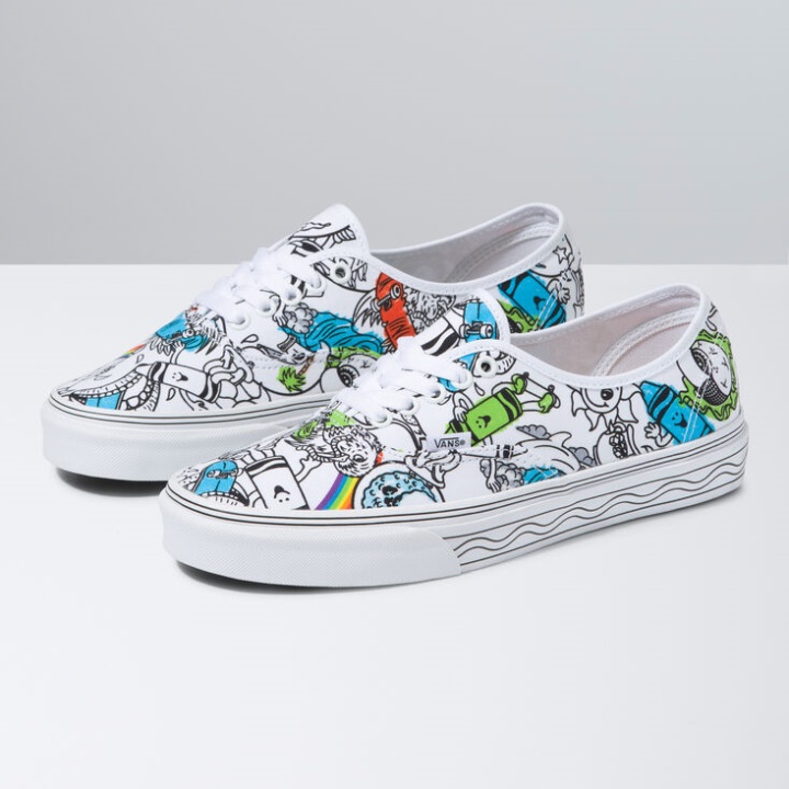 Vans Crayola Authentique Diy-croquis à Votre Façon