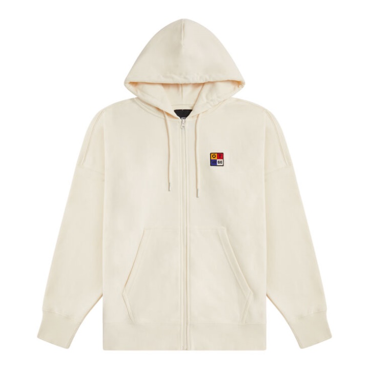 Vans Diy Sweat à Capuche Zippé Blanc Antique