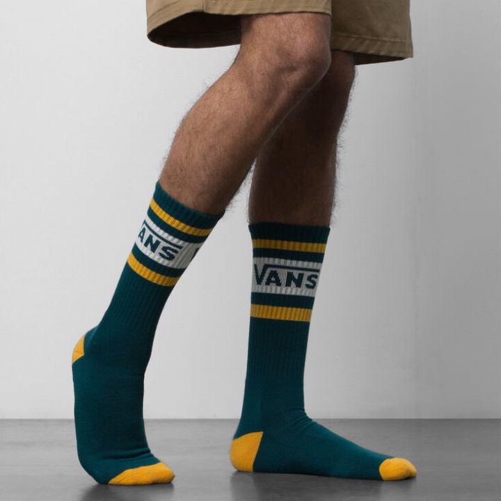 Vans Drop V Crew Chaussette Sarcelle Profonde