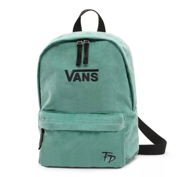 Vans Fabiana Delfino Cord Sac à Dos Bleu Pétrole