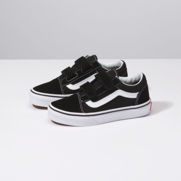 Vans Enfants Old Skool V Noir-true White