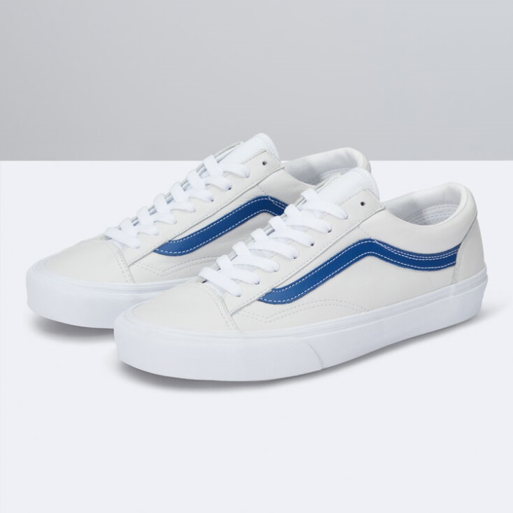 Vans Cuir Pop Style 36 True Blue-true White