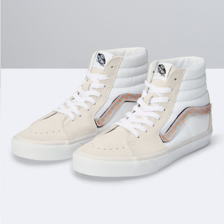 Vans Lenticular Sidetripe Sk8-hi Blanc De Blanc-true White