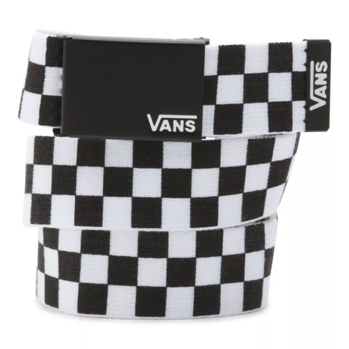 Vans Ceinture Longue Depster Web Check Noir-blanc