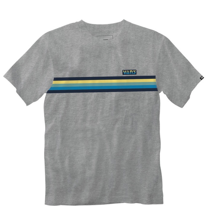 Vans T-shirt à Rayures Multiples Athlétique Chiné