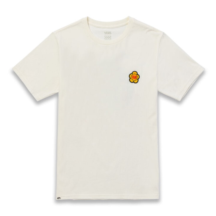 Vans Otw Art Collection T-shirt Mooncasket Marshmallow Femme