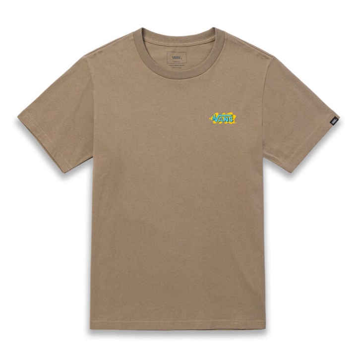 Vans Otw Art Collection T-shirt Woodsme Désert Taupe