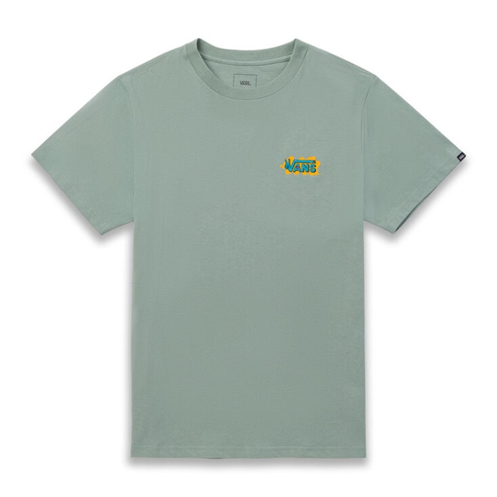 Vans Otw Art Collection T-shirt Woodsme Vert Milieu