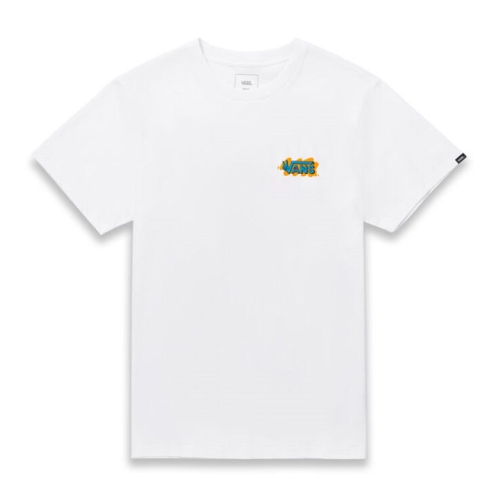 Vans Otw Art Collection T-shirt Woodsme Blanc