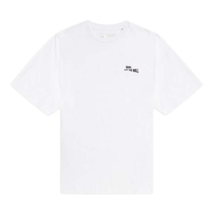 T-shirt Oversize Vans Otw Blanc