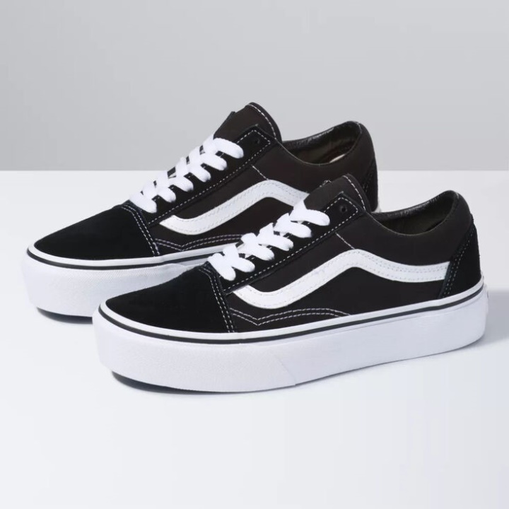 Vans Old Skool Plateforme Noir-blanc