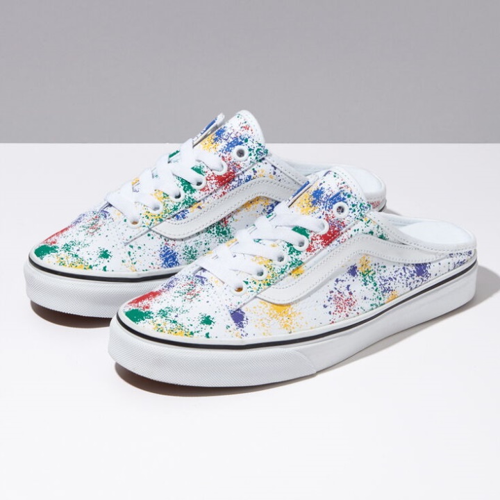 Vans Overspray Style 36 Mule Blanc-vrai Blanc