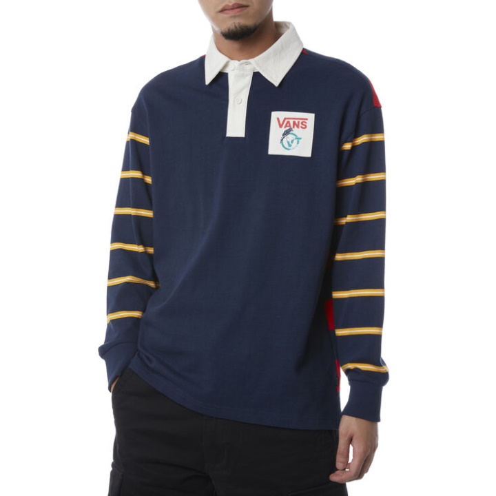Vans Propre Genre Polo Manches Longues Dress Blues