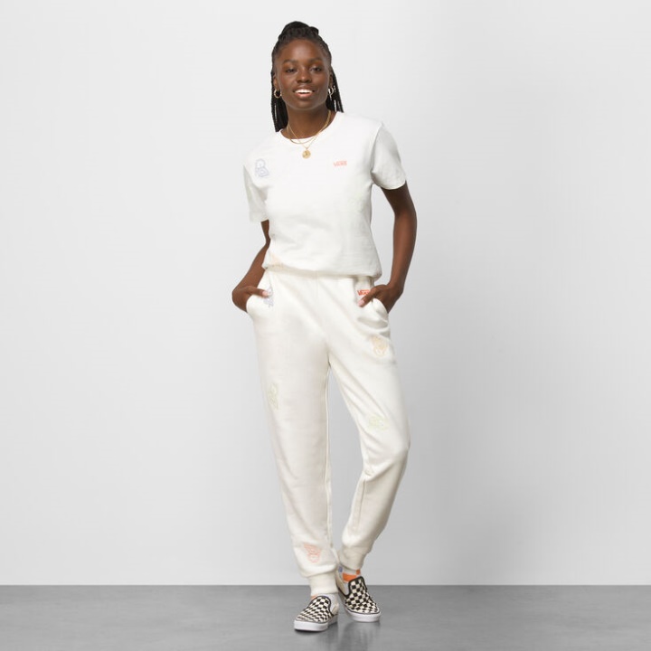 Vans Pantalon De Survêtement à Carreaux Cachemire Marshmallow