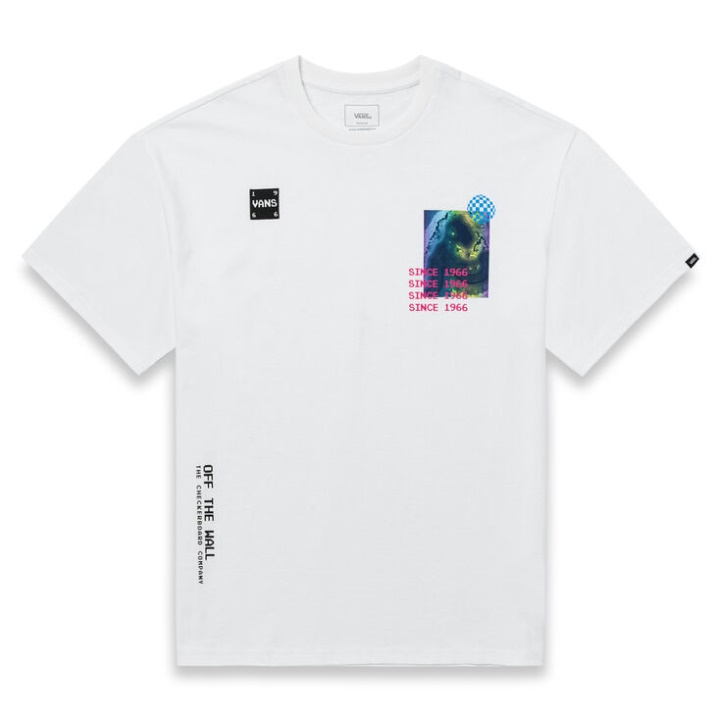 T-shirt Vans Photoprint Blanc