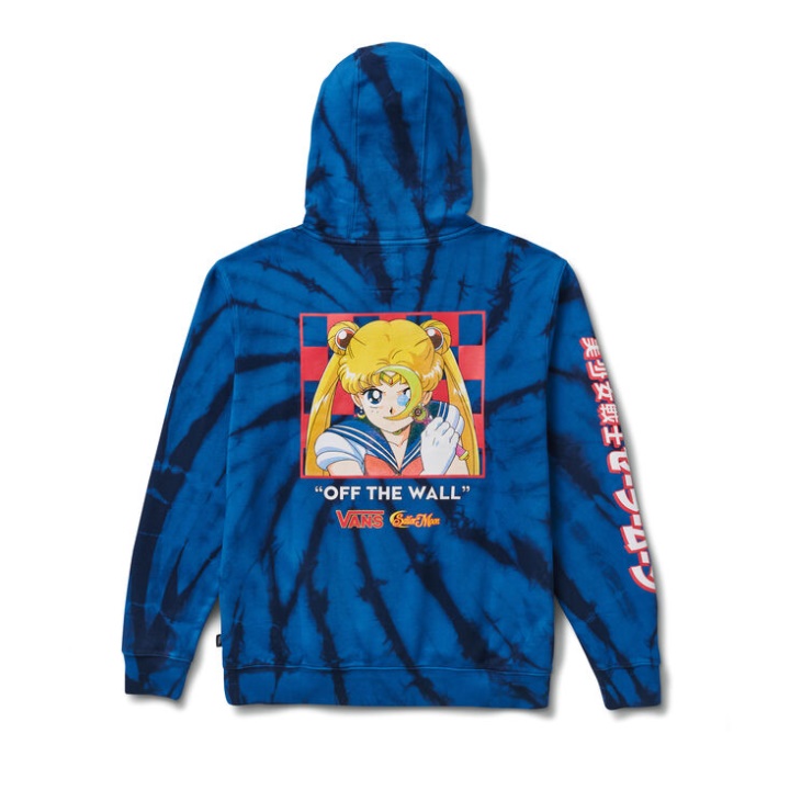 Vans Pretty Guardian Sailor Moon Fleece Tie Dye Pull True Blue
