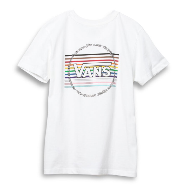 Vans Pride 22 Crew T-shirt Blanc