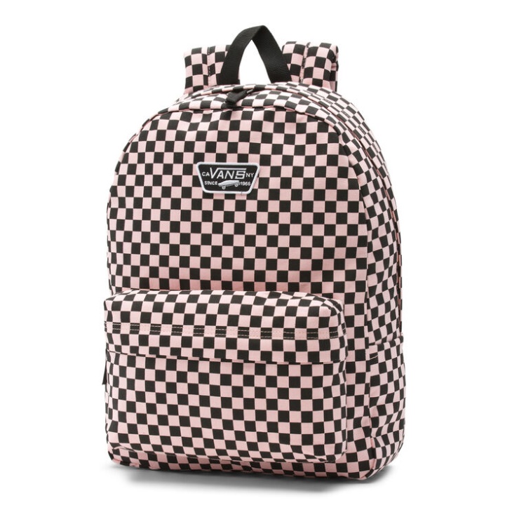 Vans Realm Sac à Dos En Toile Rose Poudré