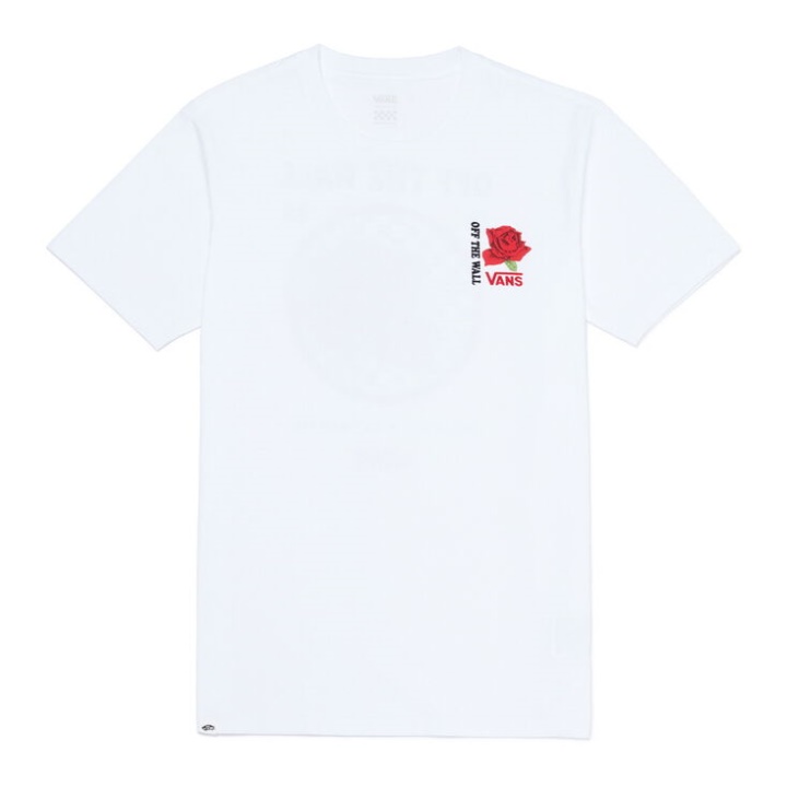 Vans Rosy Checker T-shirt Blanc