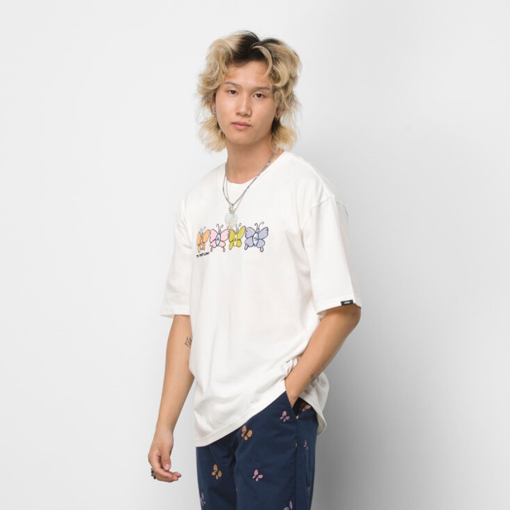 T-shirt Vans Sandy Liang Blanc Antique