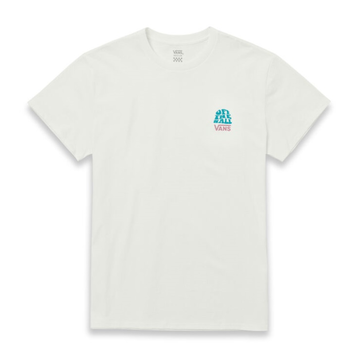 Vans T-shirt à Logo Couleur Saisonnière Guimauve