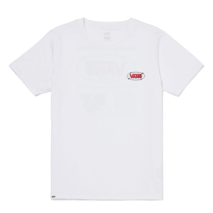 Vans Briller Sur T-shirt Blanc