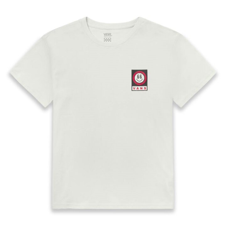 Vans Smile 66 T-shirt Guimauve