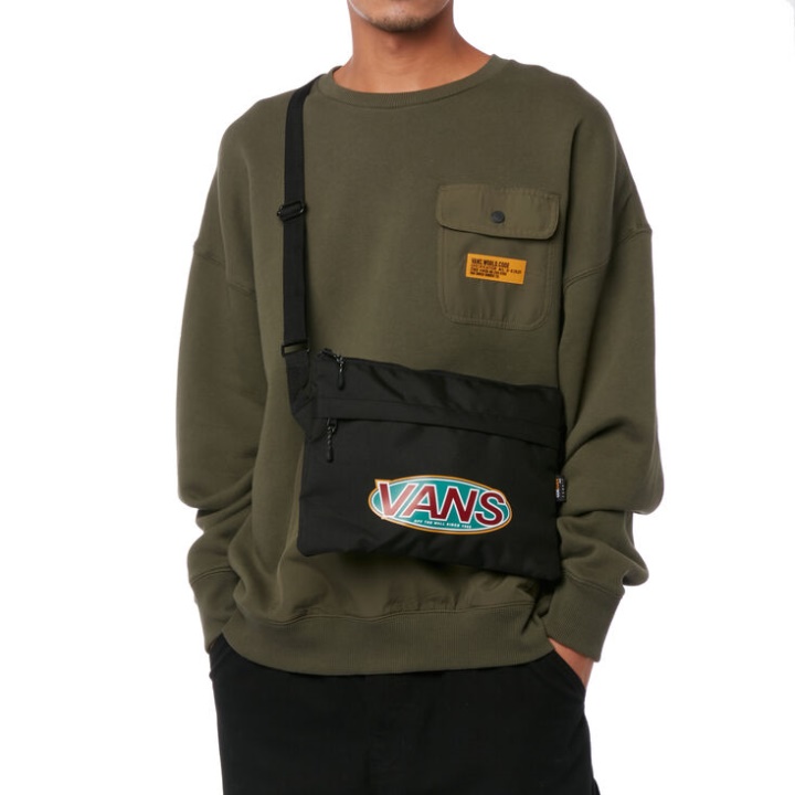 Vans Spin Logo Sac à Bandoulière Noir