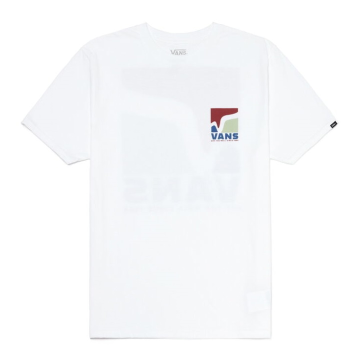Tee Shirt Vans Swoop V Blanc