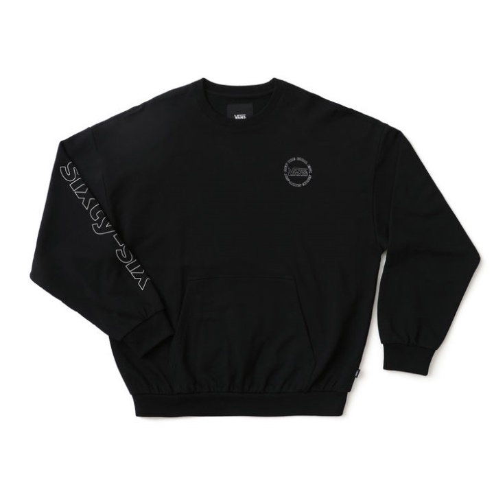 Vans Tape On Fleece Crew Noir