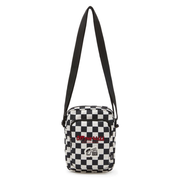 Vans Tell A Friend Sac Bandoulière Blanc Noir