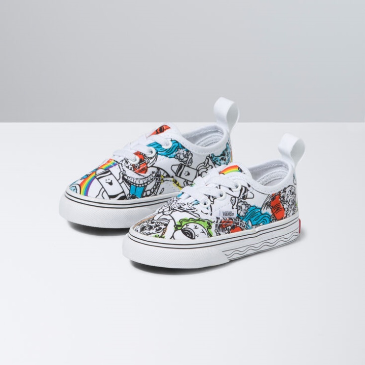 Vans Bambin Crayola Dentelle élastique Authentique Bricolage-croquis à Votre Façon