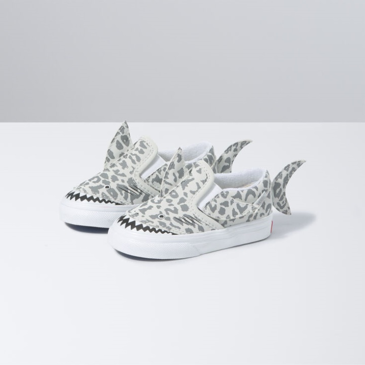 Vans Enfant Requin Slip-on V Requin Léopard