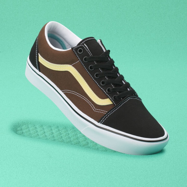 Vans Tri-tone Comfycush Old Skool Noir-pluie Tambour-crème Or
