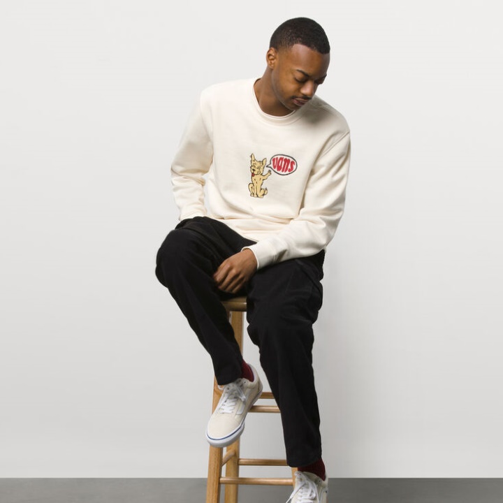 Vans Tyson Peterson Versa Pull Ras Du Cou Standard Blanc Antique