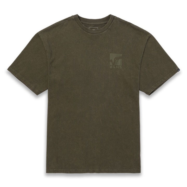 T-shirt Vans Wash Lavage Feuille De Raisin