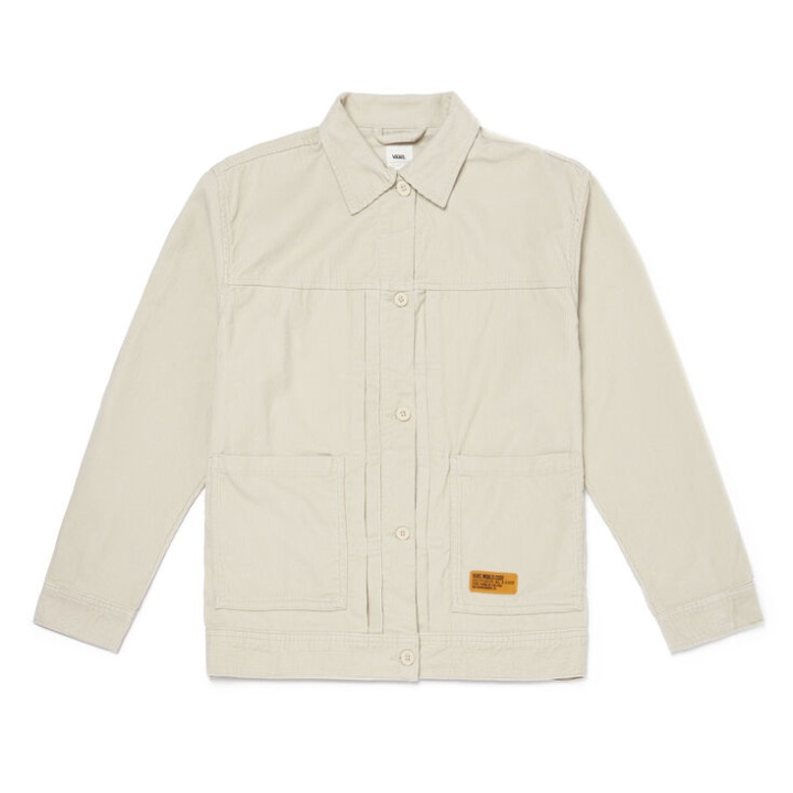 Vans World Code Veste En Velours Côtelé Avoine