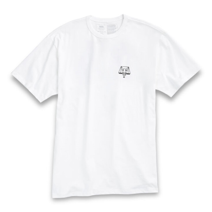 Tee Shirt Vans X Courage Adams Otw Blanc