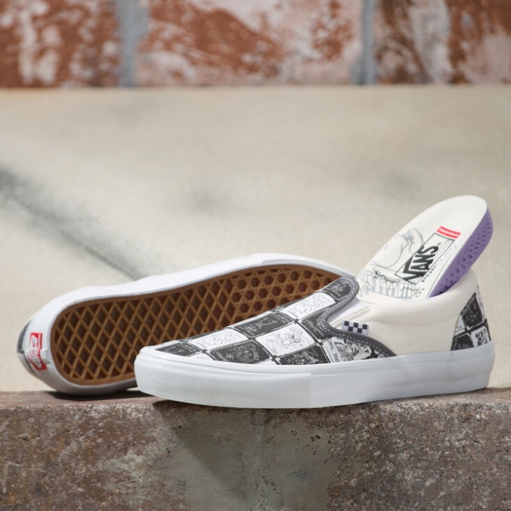 Vans X Daniel Johnston Skate Slip-on Corbeau
