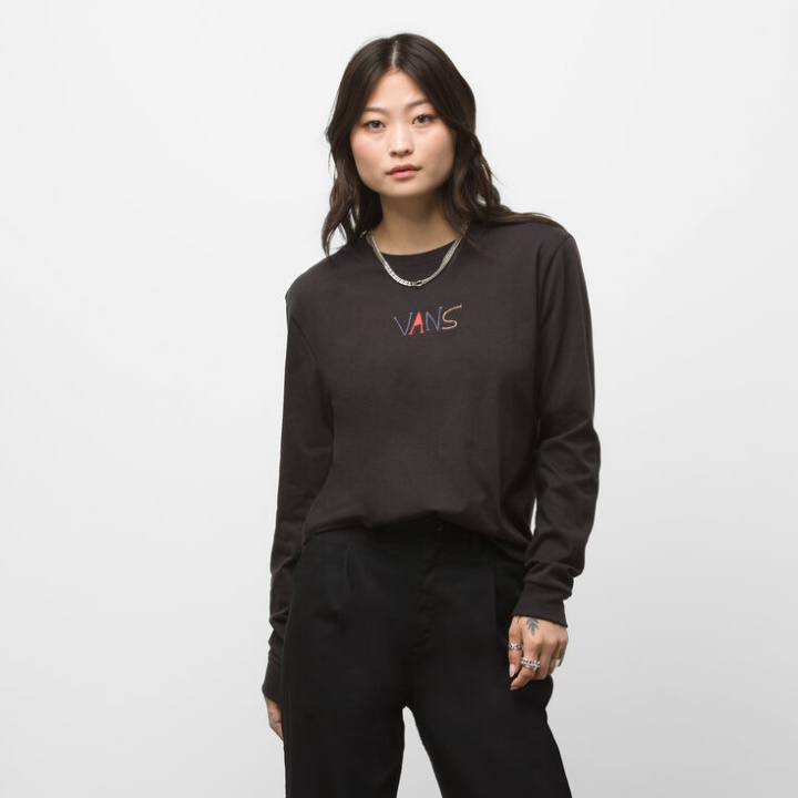 Vans X Hanna Scott T-shirt Manches Longues Bf Noir