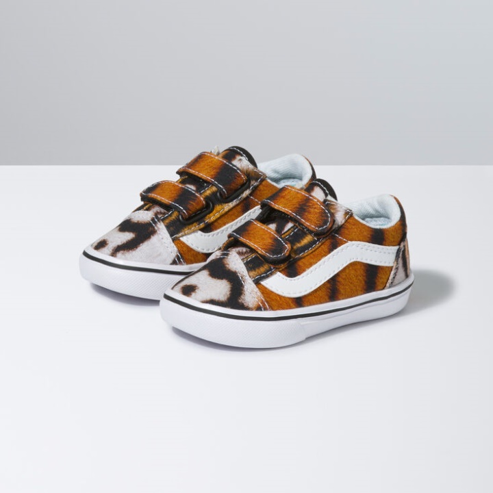 Vans X Project Chat Bambin Comfycush Old Skool V Projectcat-multi Tigre