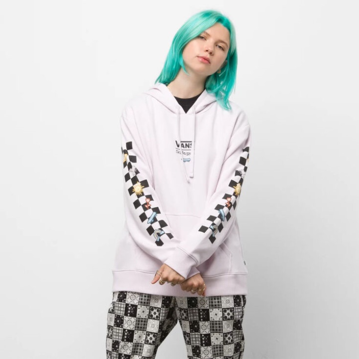 Vans X Skateistan Sweat à Capuche Boyfriend Orchid Ice