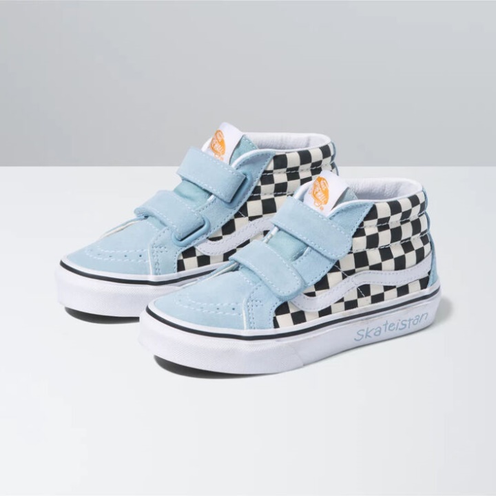 Vans X Skateistan Enfants Sk8-mid Reissue V Damier
