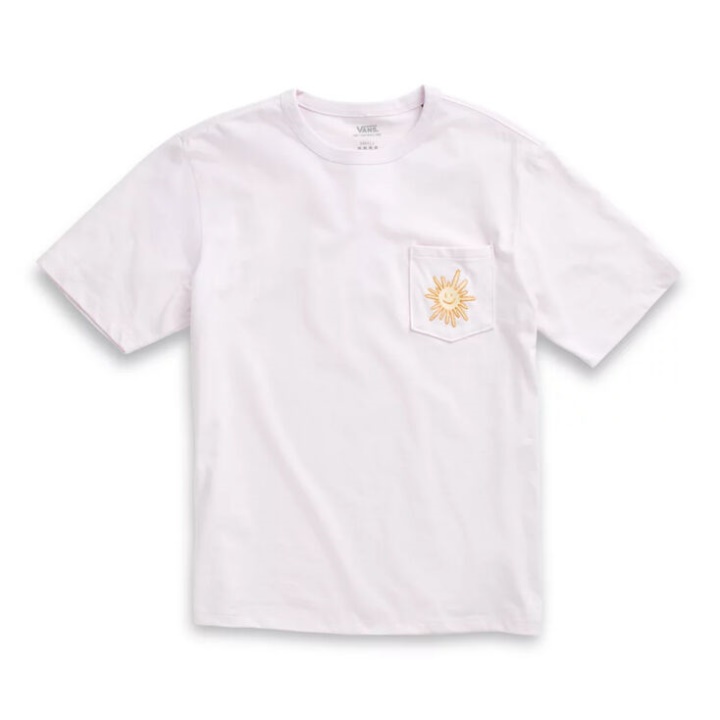 Vans X Skateistan T-shirt Off The Wall Pocket Orchid Ice