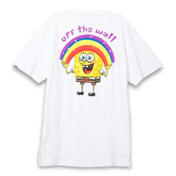 Tee Shirt Vans X Spongebob Imaginaaation Imaginaaation Blanc